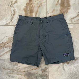 NWT Patagonia men’s all wear lightweight hemp shorts. Blue. 32” waist. 6”…